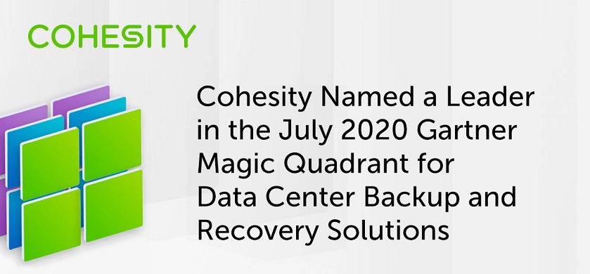 Cohesity Named a Leader in the Gartner Magic Quadrant for Data Center